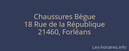 Chaussures Bègue