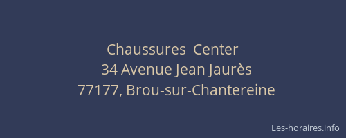 Chaussures  Center