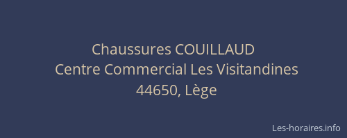 Chaussures COUILLAUD