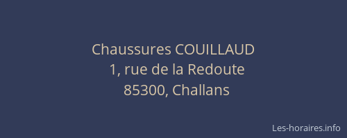 Chaussures COUILLAUD