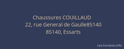 Chaussures COUILLAUD