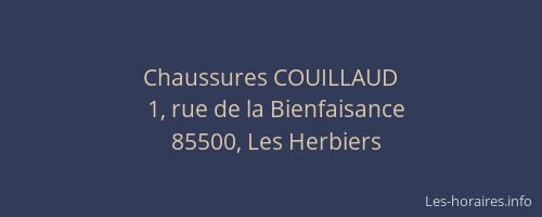 Chaussures COUILLAUD