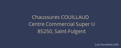Chaussures COUILLAUD