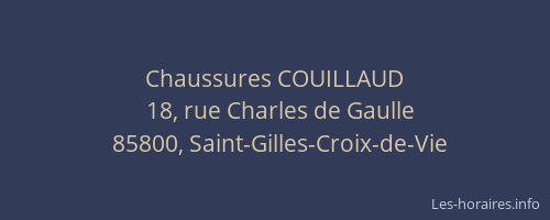 Chaussures COUILLAUD