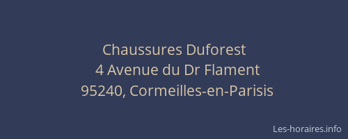 Chaussures Duforest