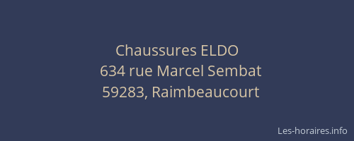 Chaussures ELDO