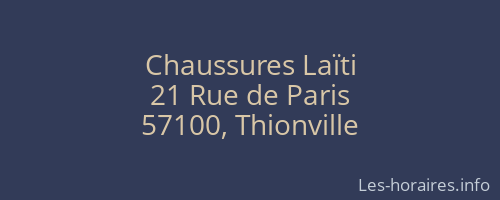 Chaussures Laïti