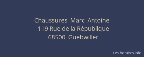 Chaussures  Marc  Antoine