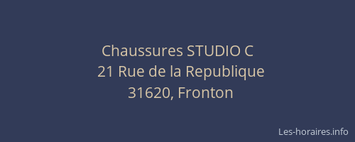 Chaussures STUDIO C
