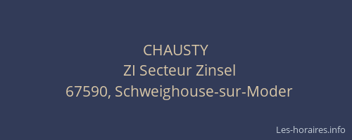 CHAUSTY