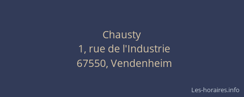 Chausty