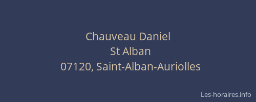 Chauveau Daniel