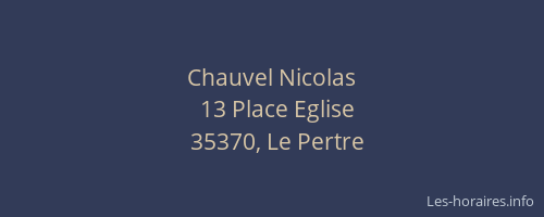 Chauvel Nicolas