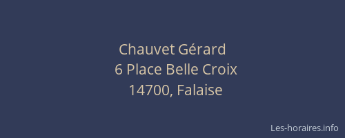 Chauvet Gérard