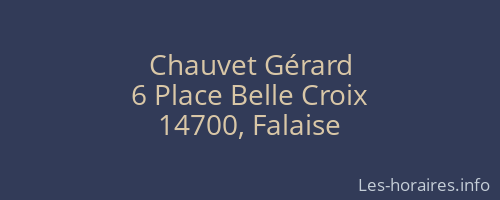 Chauvet Gérard