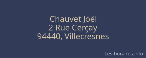 Chauvet Joël