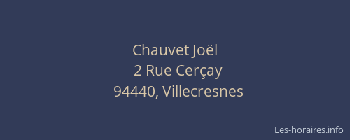 Chauvet Joël