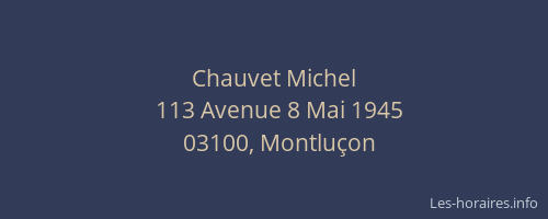 Chauvet Michel
