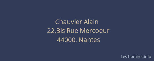 Chauvier Alain