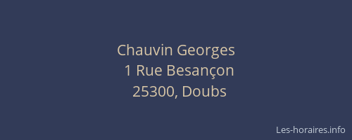 Chauvin Georges