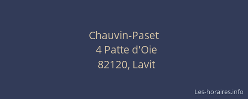 Chauvin-Paset