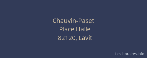 Chauvin-Paset