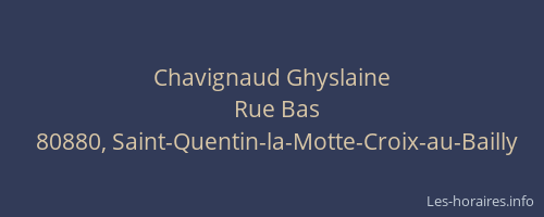 Chavignaud Ghyslaine
