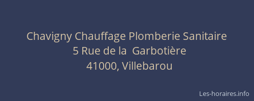 Chavigny Chauffage Plomberie Sanitaire