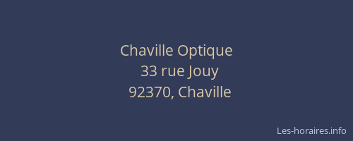 Chaville Optique