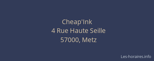 Cheap'Ink