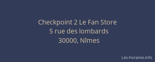 Checkpoint 2 Le Fan Store