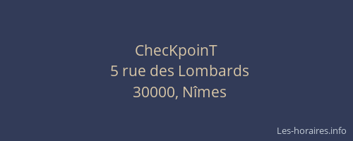 ChecKpoinT