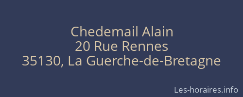 Chedemail Alain