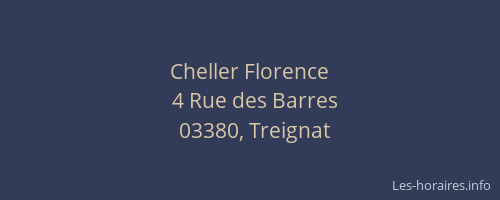 Cheller Florence