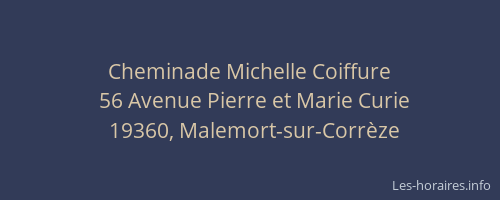 Cheminade Michelle Coiffure