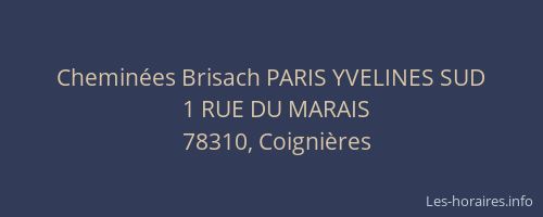 Cheminées Brisach PARIS YVELINES SUD