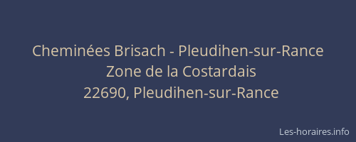 Cheminées Brisach - Pleudihen-sur-Rance