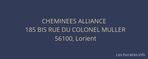 CHEMINEES ALLIANCE