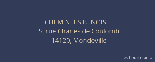 CHEMINEES BENOIST