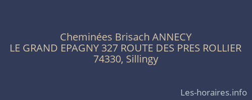 Cheminées Brisach ANNECY