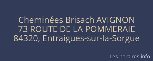 Cheminées Brisach AVIGNON