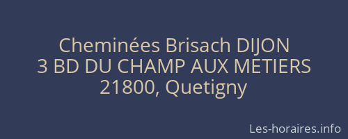 Cheminées Brisach DIJON