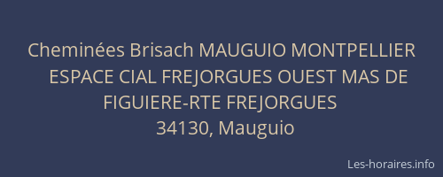 Cheminées Brisach MAUGUIO MONTPELLIER