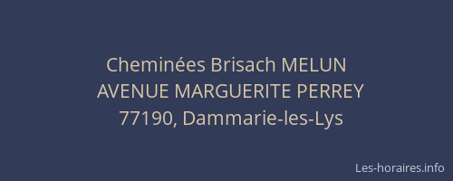 Cheminées Brisach MELUN
