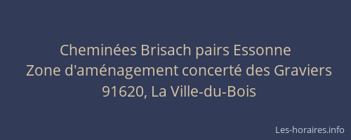 Cheminées Brisach pairs Essonne