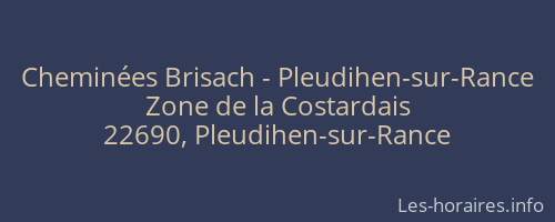 Cheminées Brisach - Pleudihen-sur-Rance