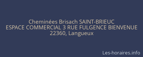 Cheminées Brisach SAINT-BRIEUC