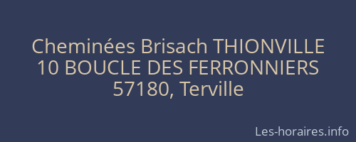 Cheminées Brisach THIONVILLE