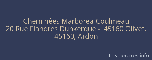 Cheminées Marborea-Coulmeau
