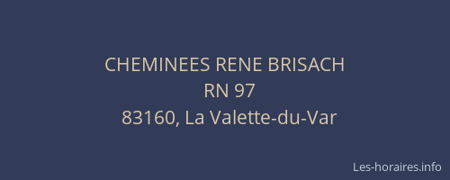 CHEMINEES RENE BRISACH